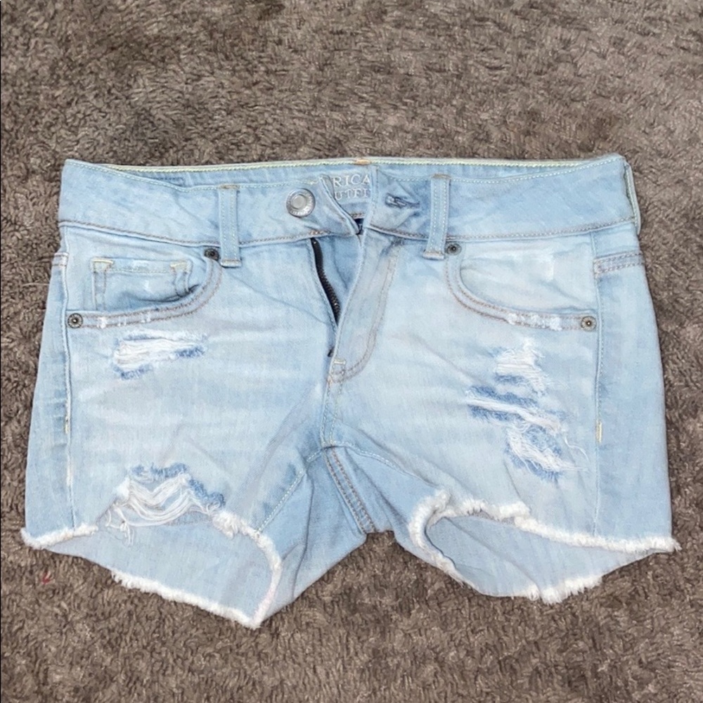 american eagle jean shorts